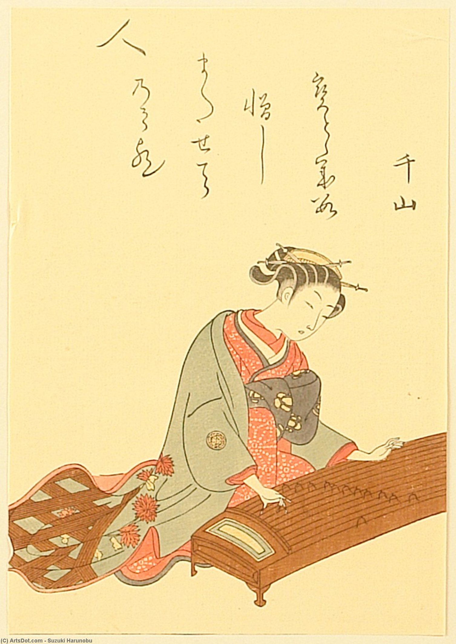 The Koto — Suzuki Harunobu