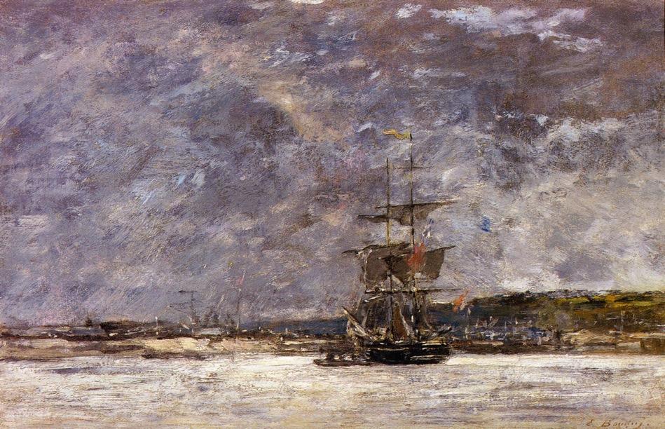 The Coast Of Brest On The Bay (also Known As Estuary Near Camaret) — Eugène Louis Boudin