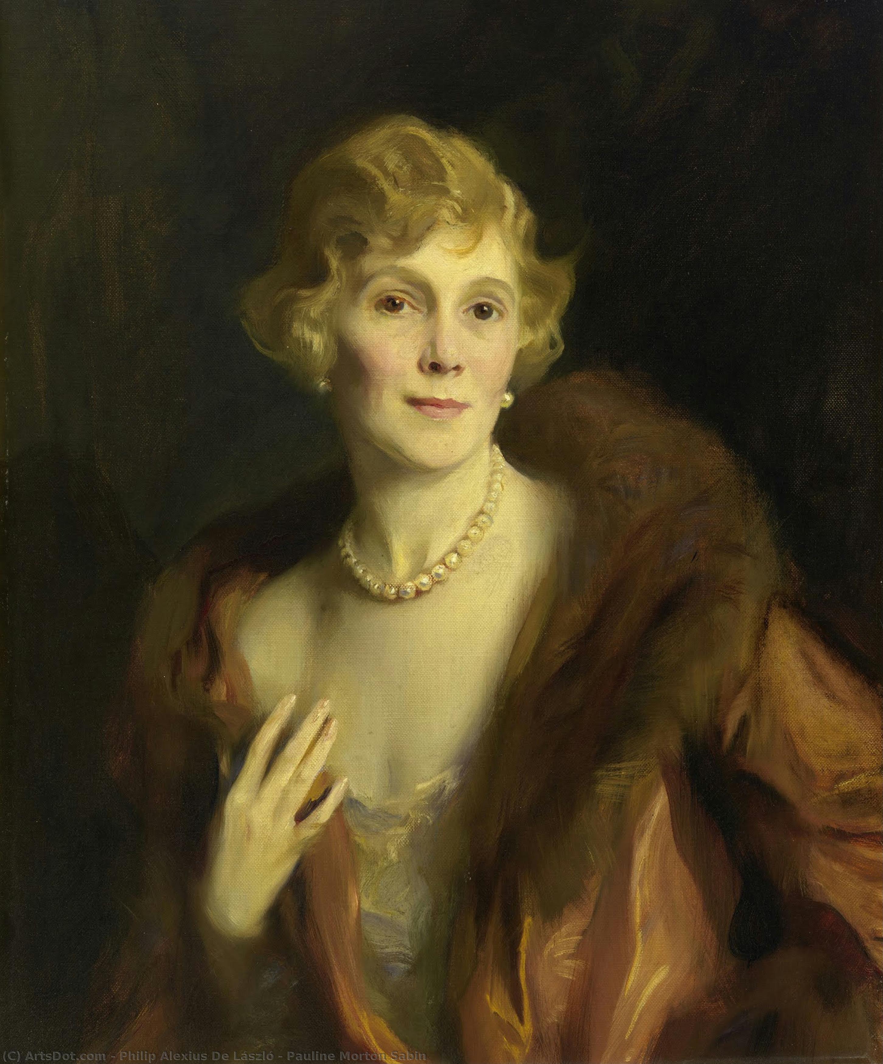 Pauline Morton Sabin — フィリップ・アレクシウス・デ・ラズロ