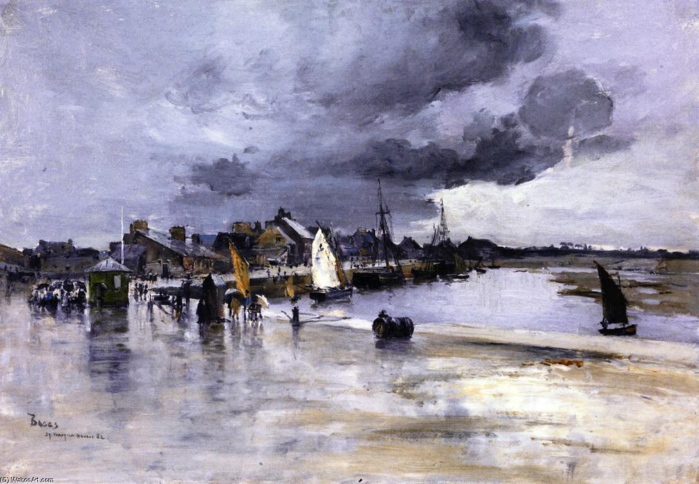 Harbor At St. Vaast, The Hague — Frank Myers Boggs