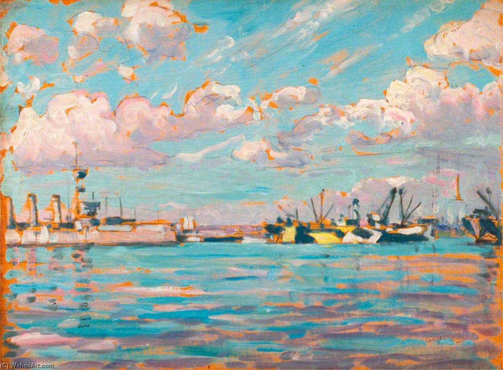 Ships In No.1 Basin — Geoffrey Stephen Allfree