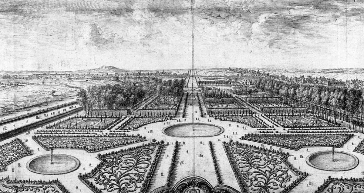 View Of The Tuileries Gardens — Israël Silvestre