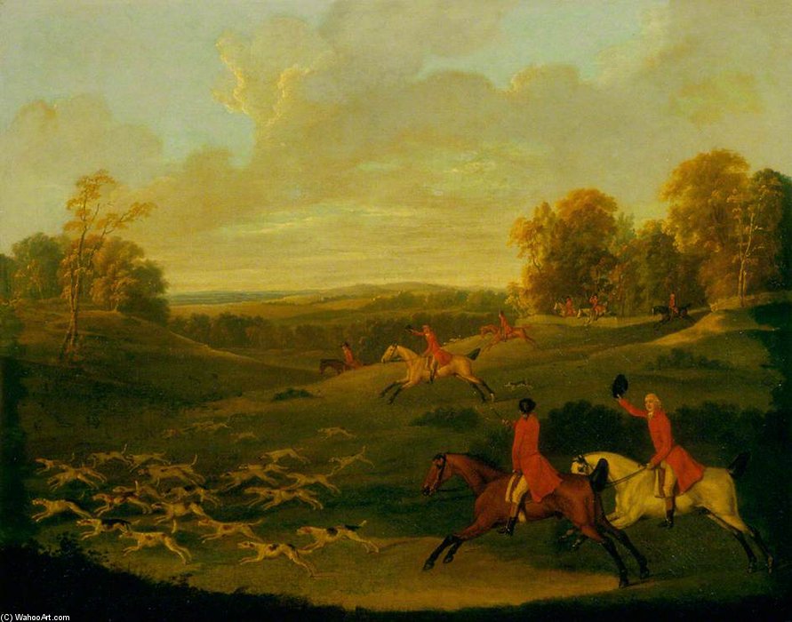 Hunting Scene, In Full Cry — John Nost Sartorius