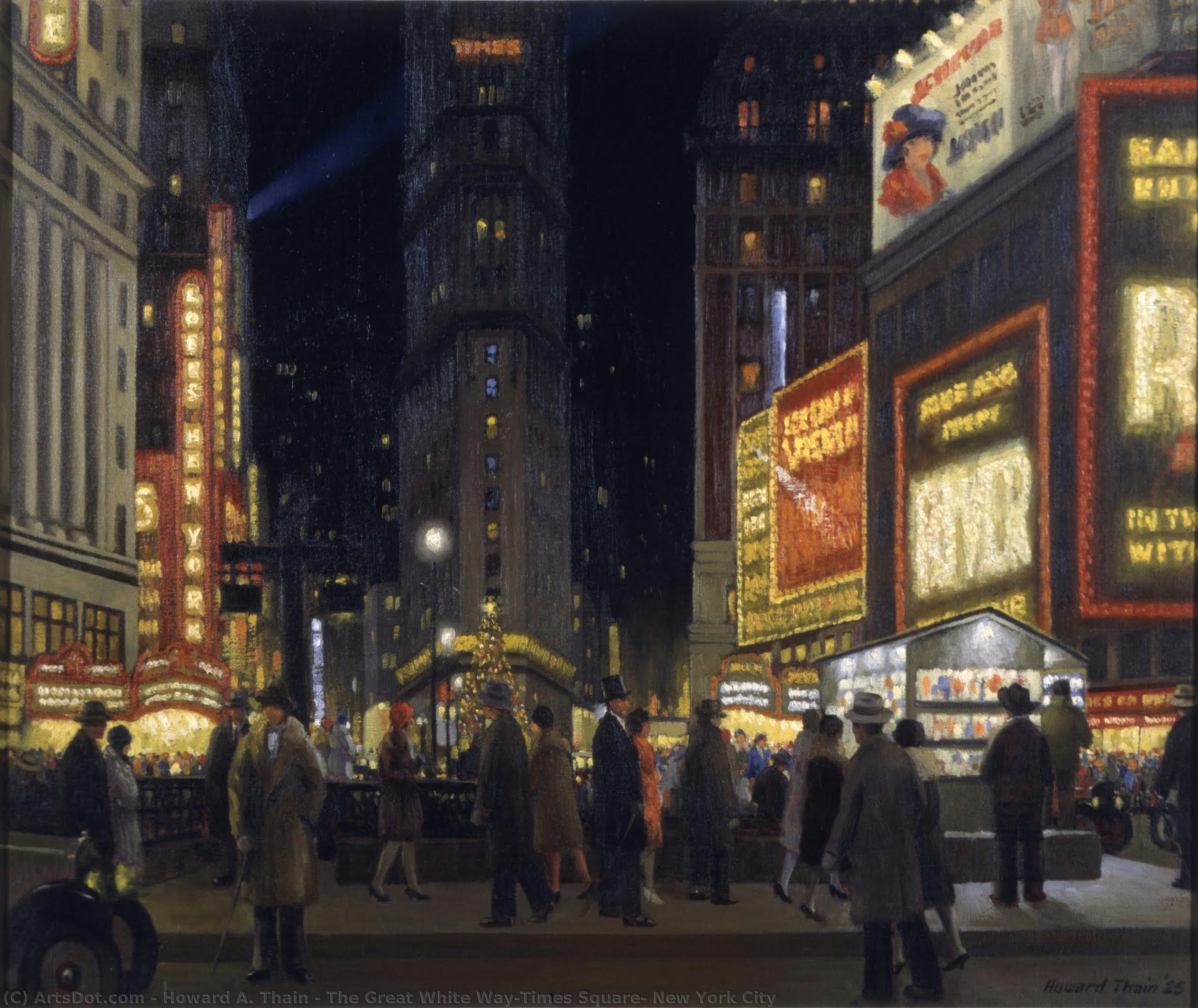 The Great White Way—times Square, New York City — Howard A. Thain