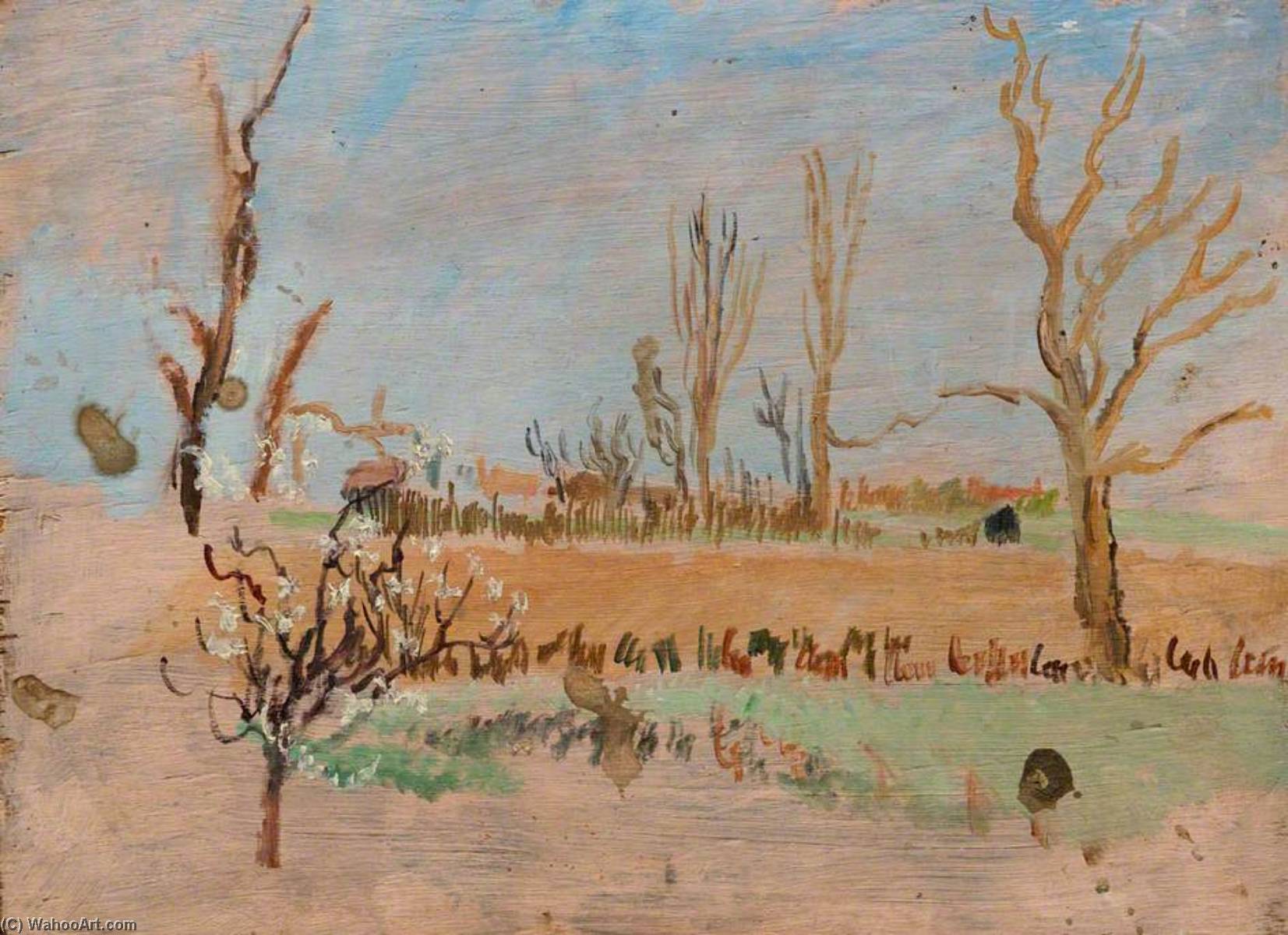 Landscape (recto) — Edward Morland Lewis