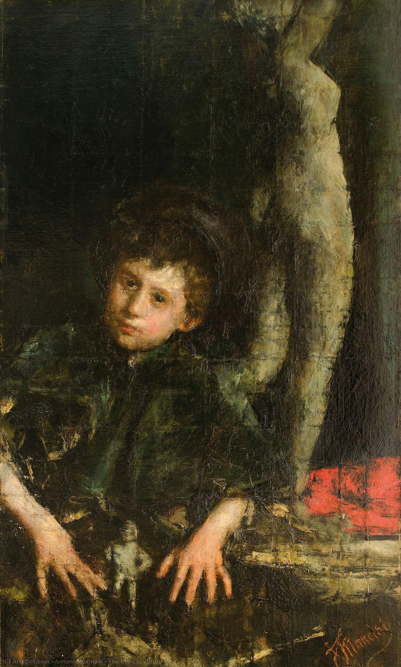 The Little Sculptor — Antonio Mancini