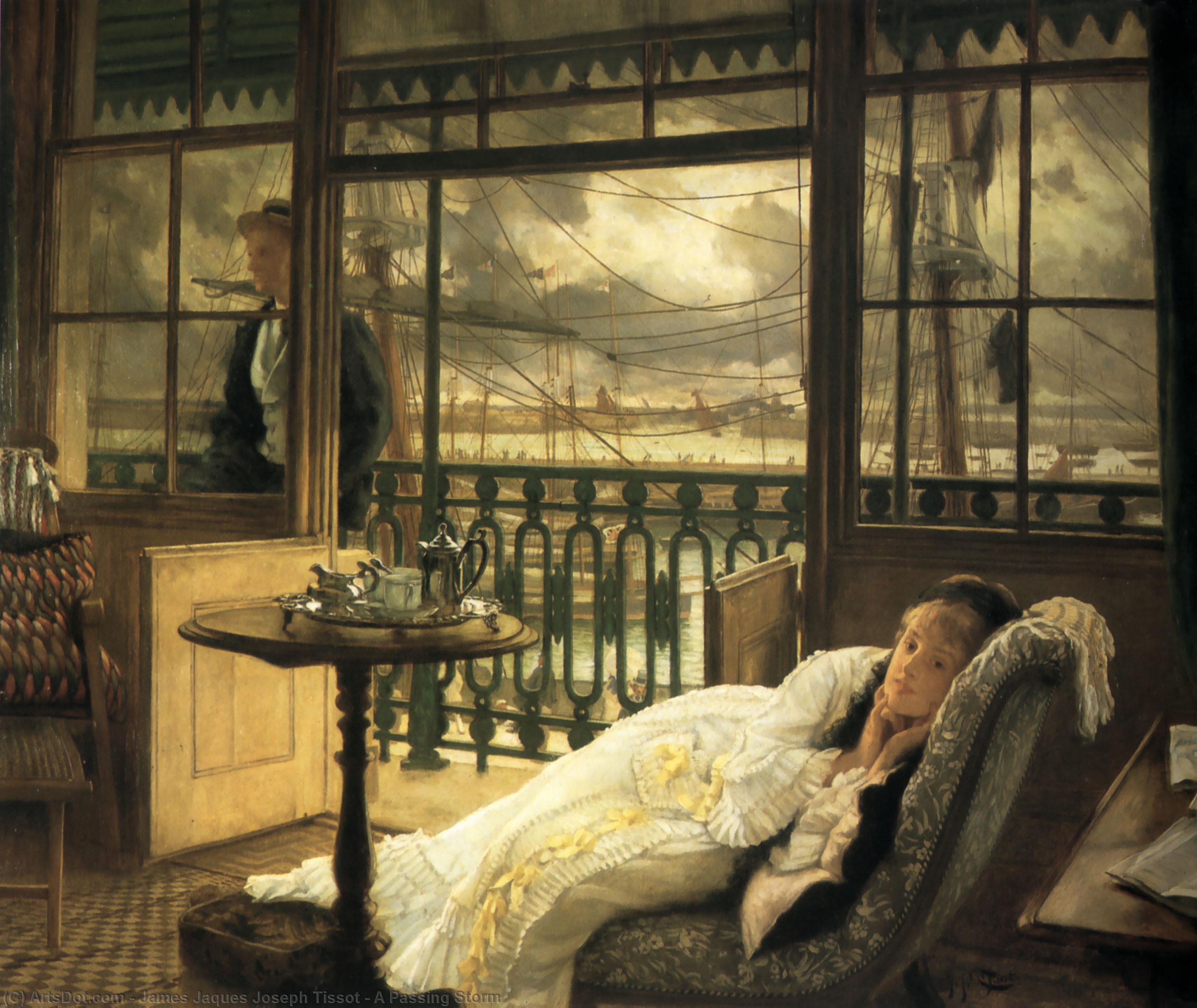 A Passing Storm — James Tissot