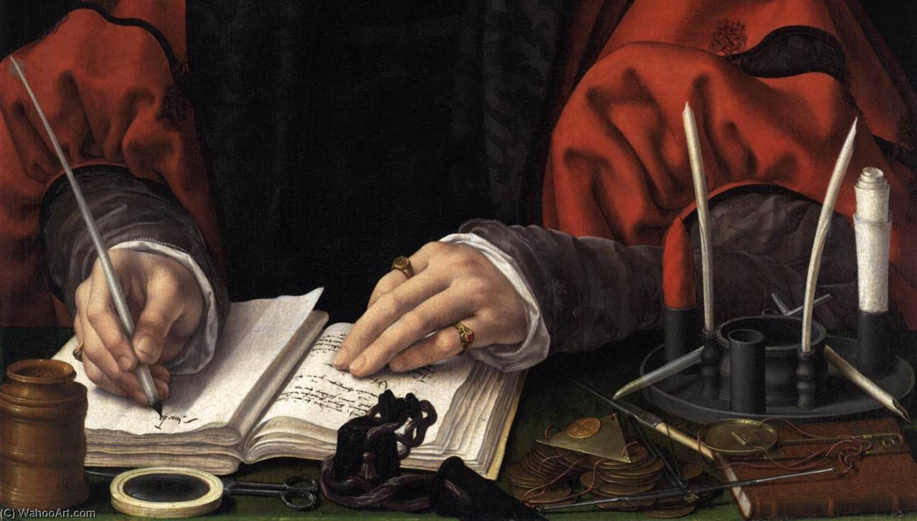 Portrait Of A Man (detail) — Jan Gossart