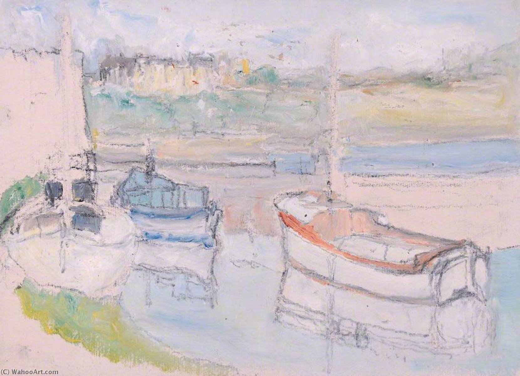 Three Boats — Margaret Sidney Davies