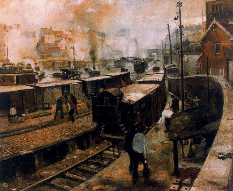 The Railway Station Of Luxembourg — Paul Delvaux