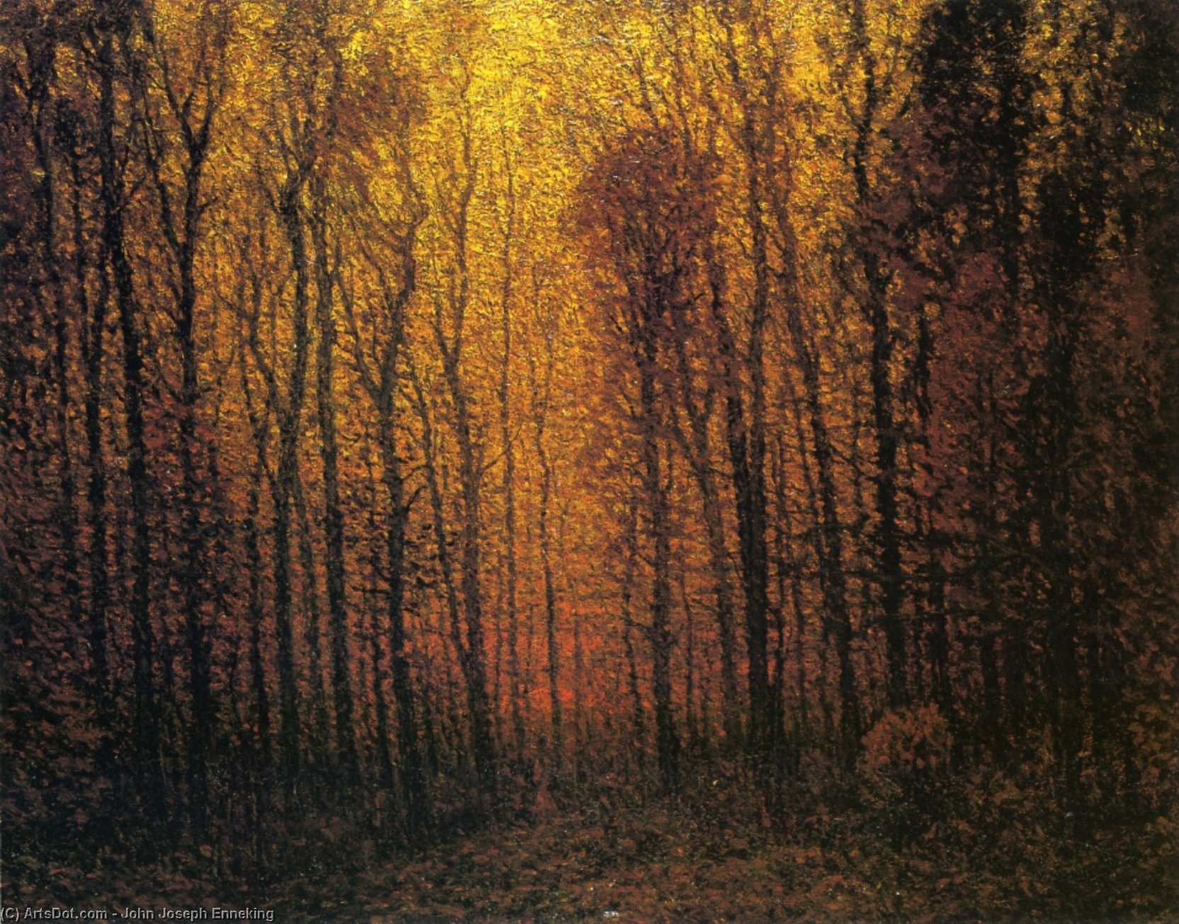 Deep Woods In Fall — Джон Джозеф Эннекинг