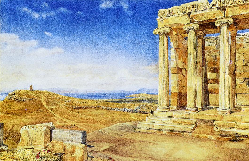 The Temple Of Athena Nike On Nthe Acropolis — Henry Roderick Newman