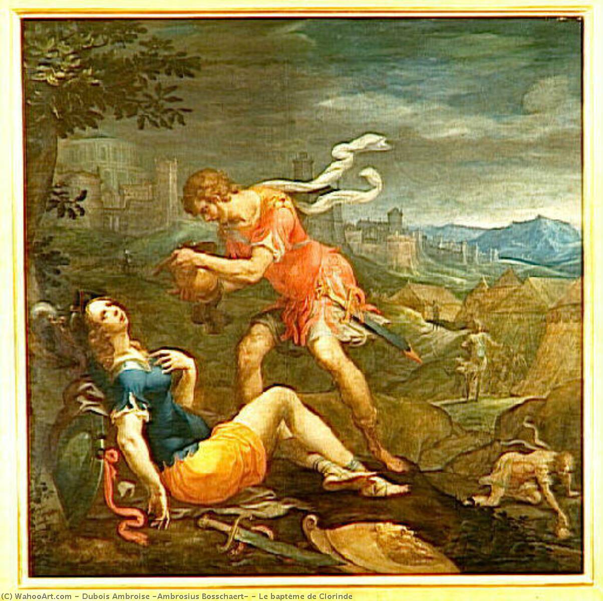 Le Baptême De Clorinde — Dubois Ambroise (ambrosius Bosschaert)
