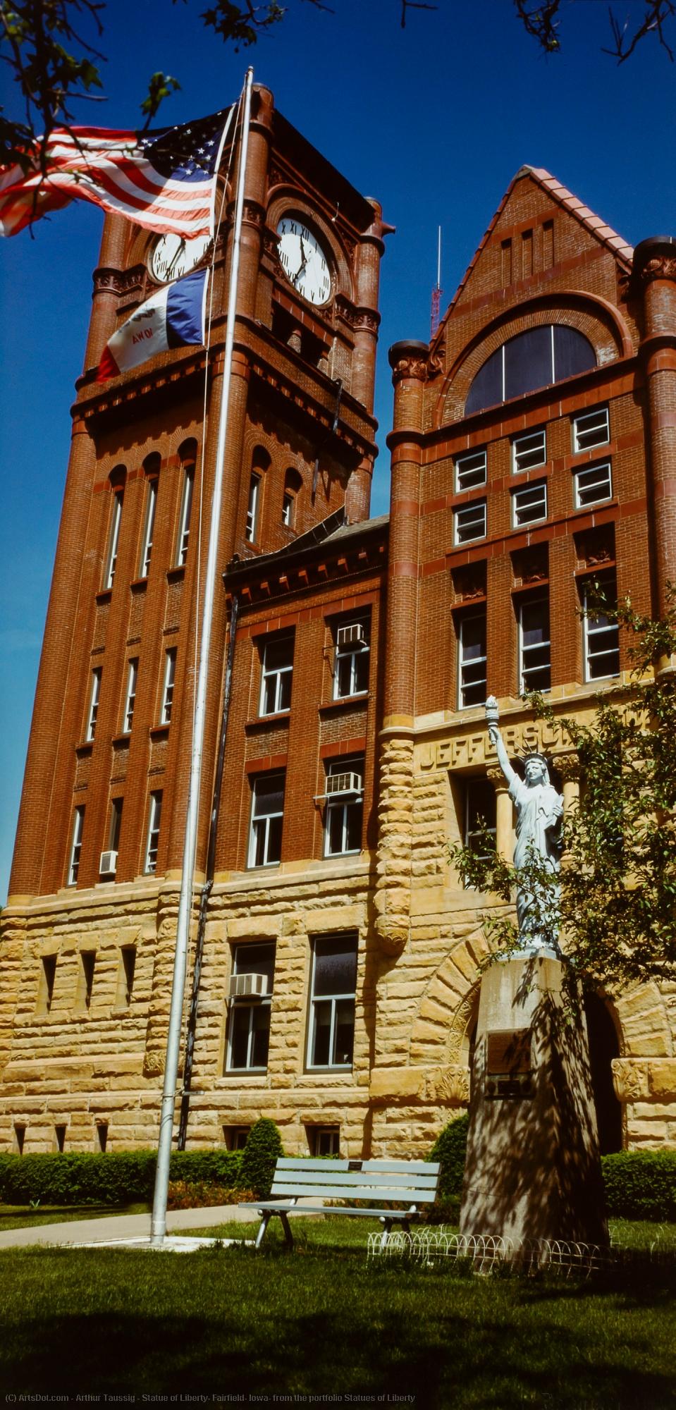 Statue Of Liberty, Fairfield, Iowa, From The Portfolio Statues Of Liberty — Arthur Taussig