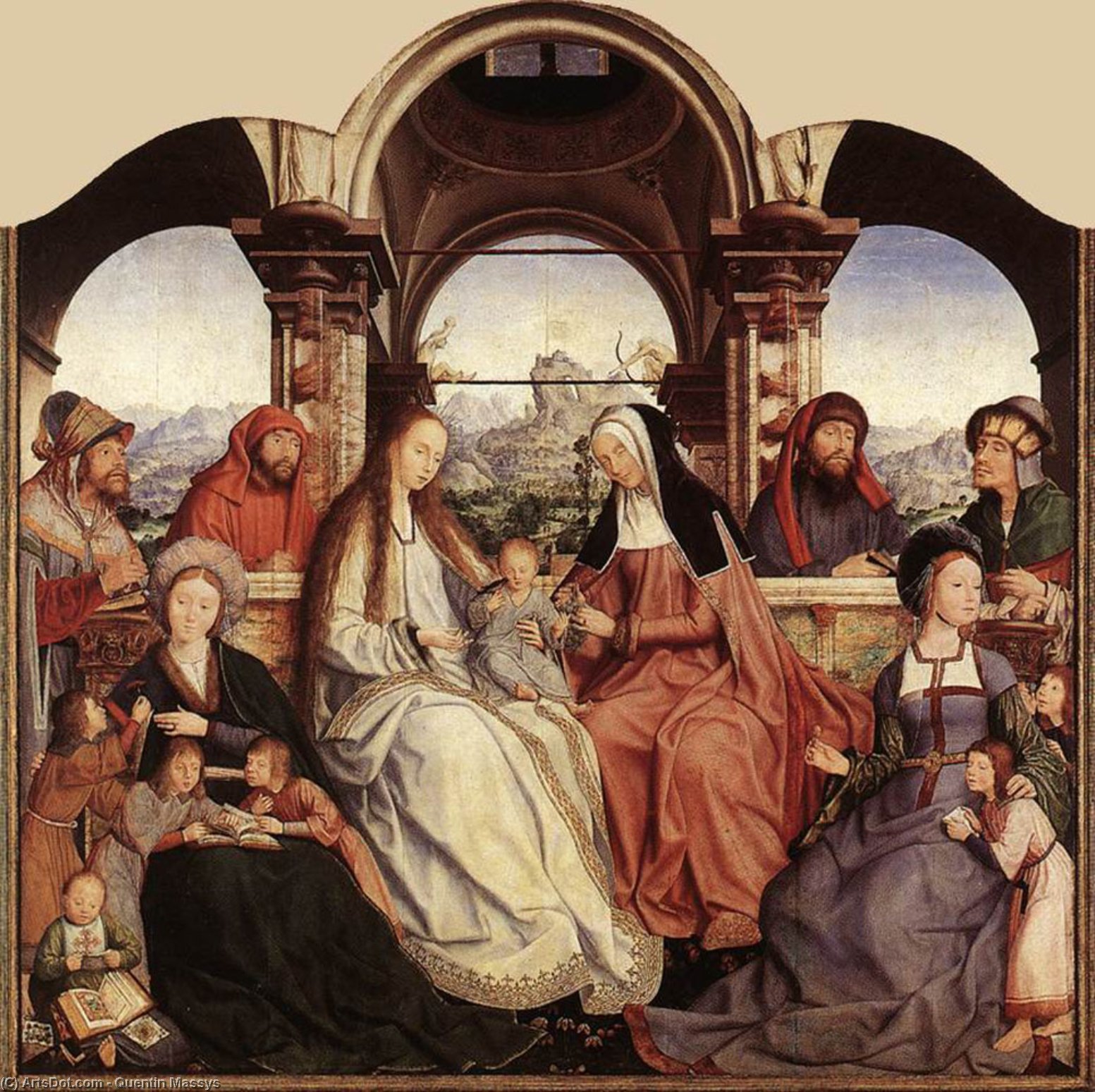 St Anne Altarpiece (central Panel) — Квентин Массейс