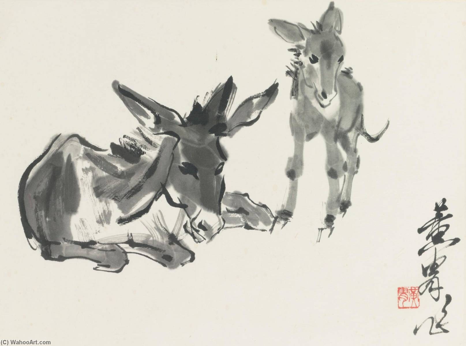 Two Donkeys — Huang Zhou