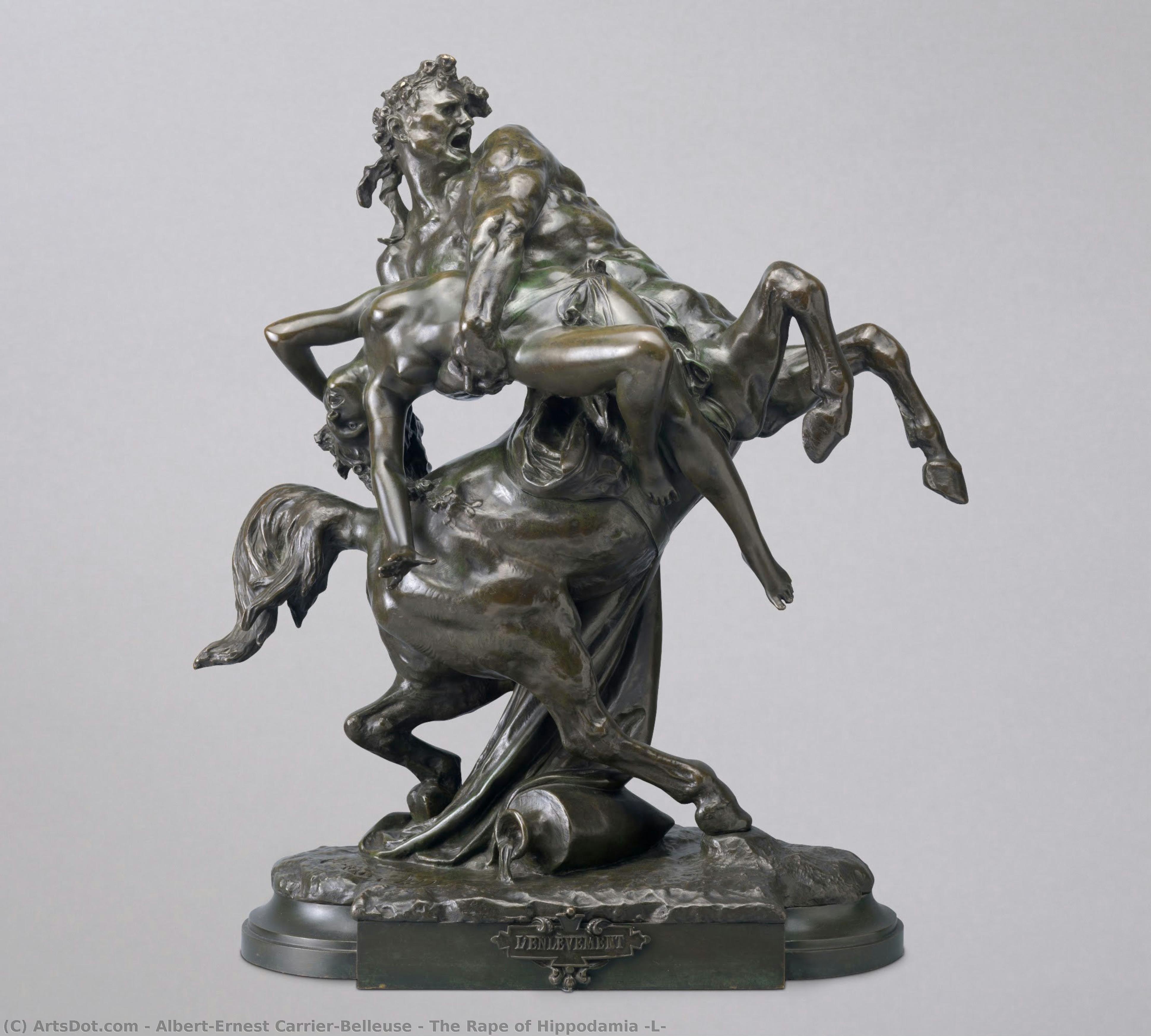 The Rape Of Hippodamia (l — Albert Ernest Carrier Belleuse