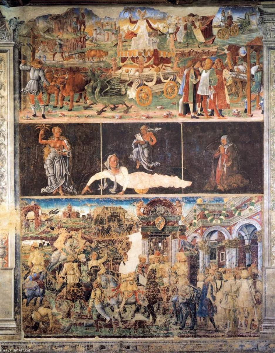 English Allegory Of August Triumph Of Ceres — Cosmè Tura