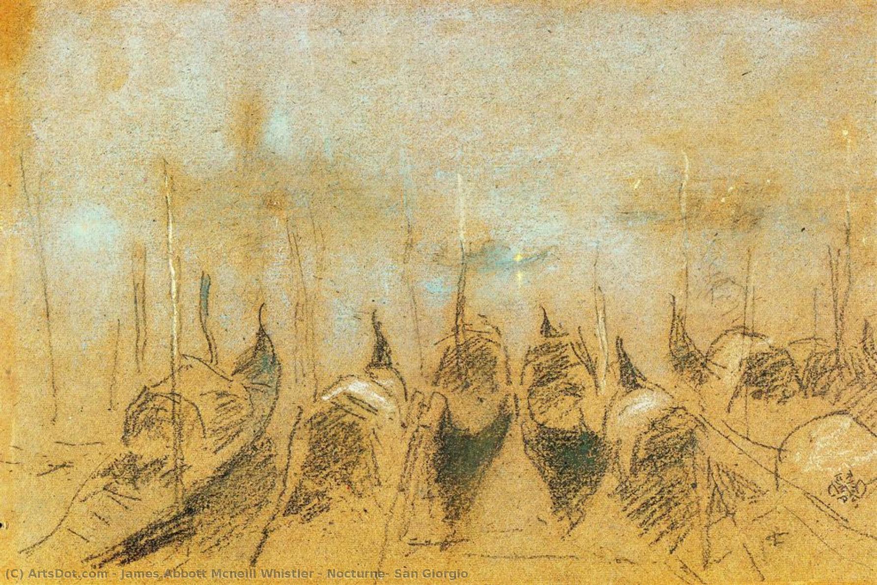 Nocturne, San Giorgio — James Abbott Mcneill Whistler