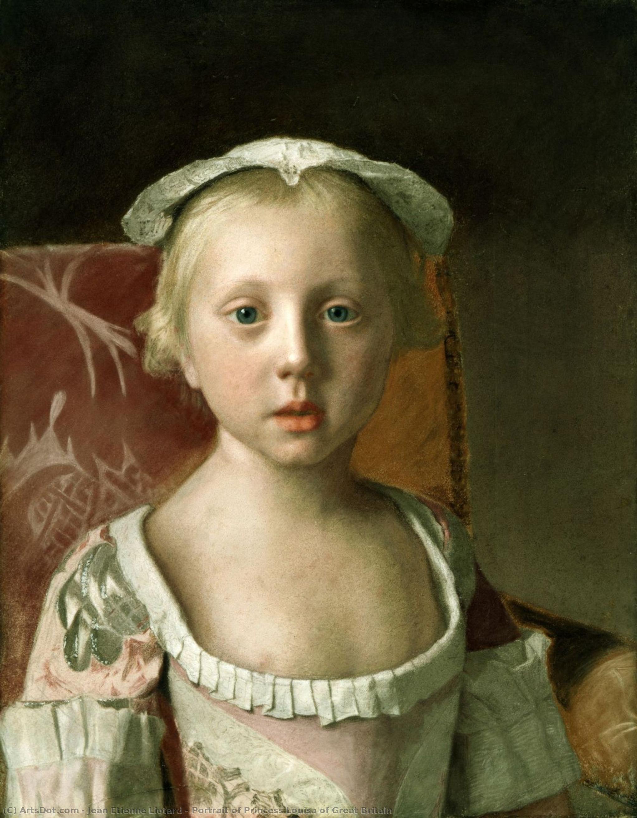 Portrait Of Princess Louisa Of Great Britain — Jean-étienne Liotard
