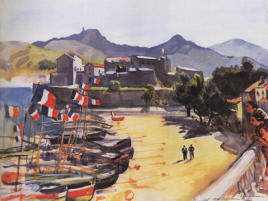 The Port Of Collioure — Zinaida Serebriakova