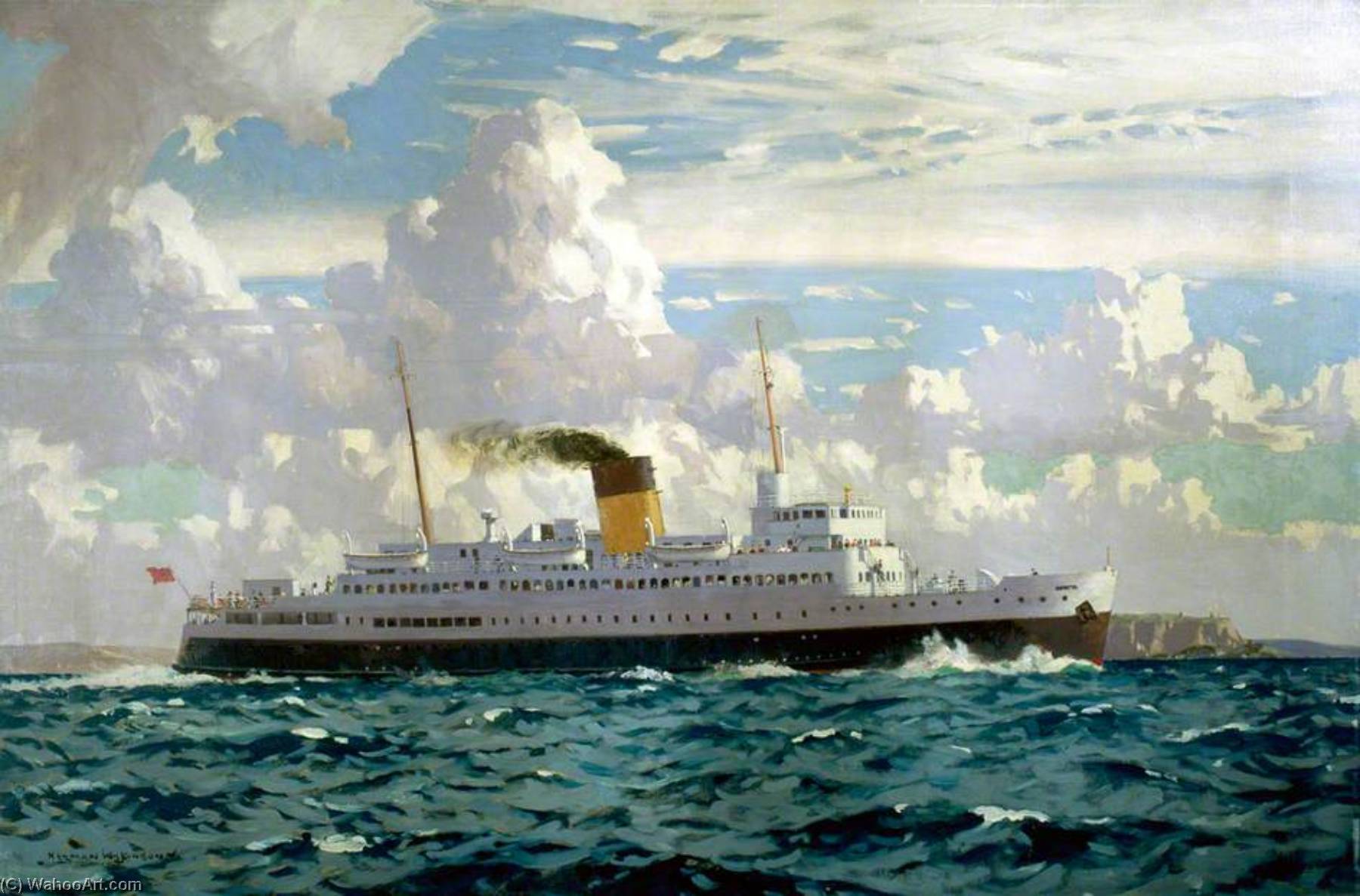 The New Ts 'falaise' (southern Railway Poster Artwork) — Norman Wilkinson