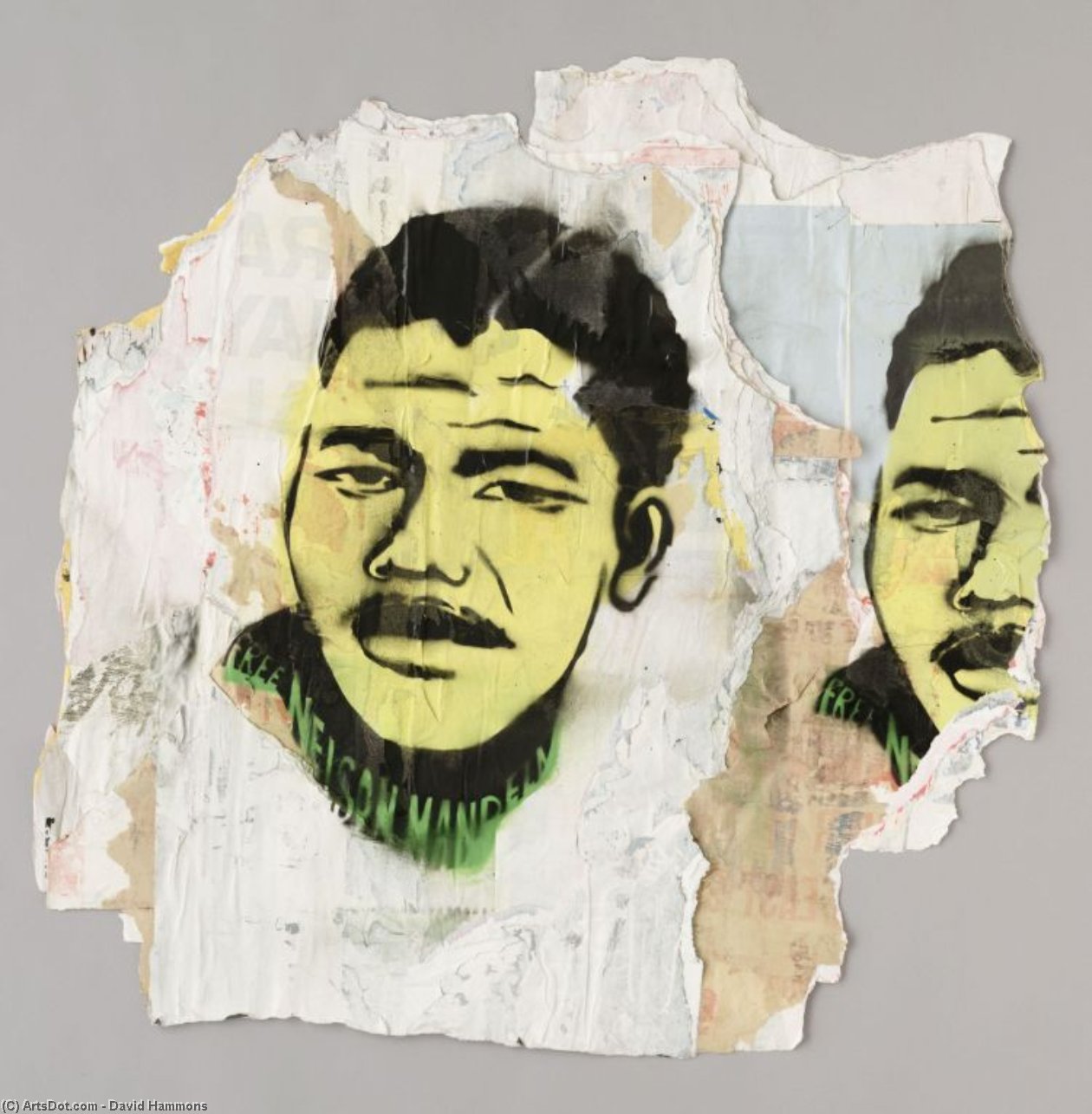 Free Nelson Mandela — David Hammons