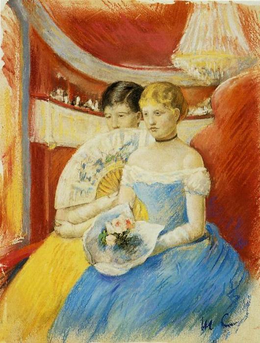 Women In A Loge — Mary Stevenson Cassatt