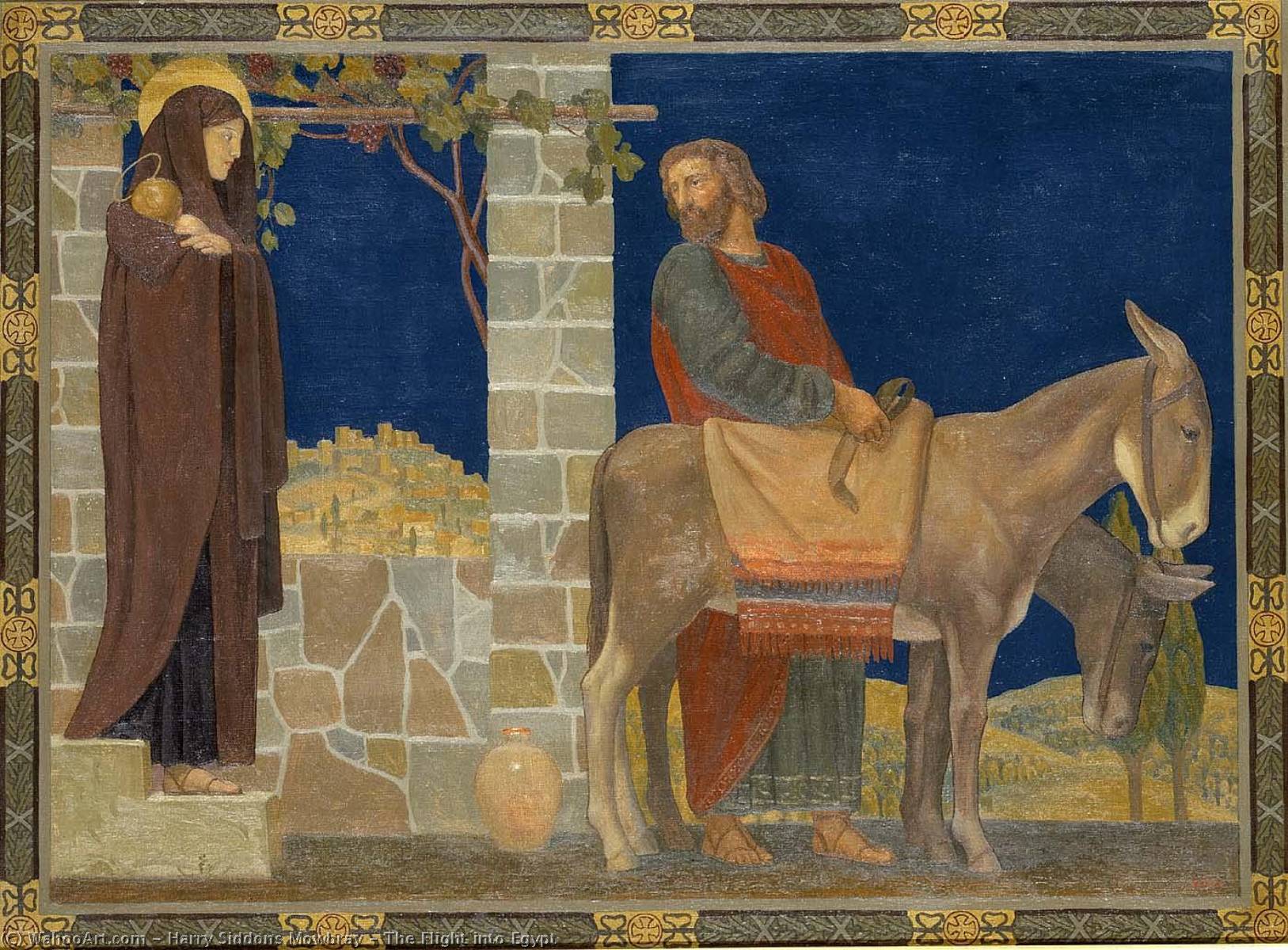 The Flight Into Egypt — Harry Siddons Mowbray