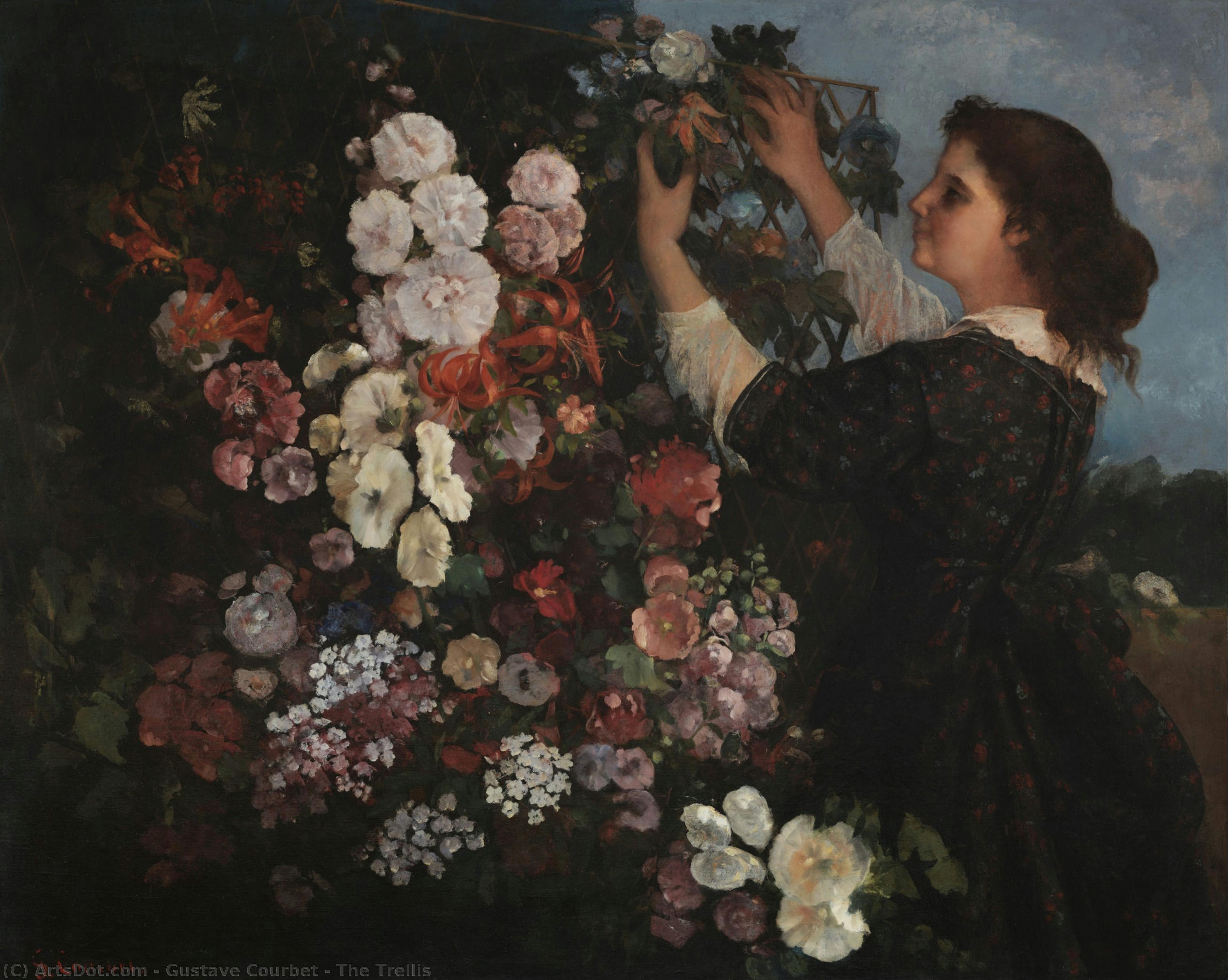 The Trellis — Gustave Courbet