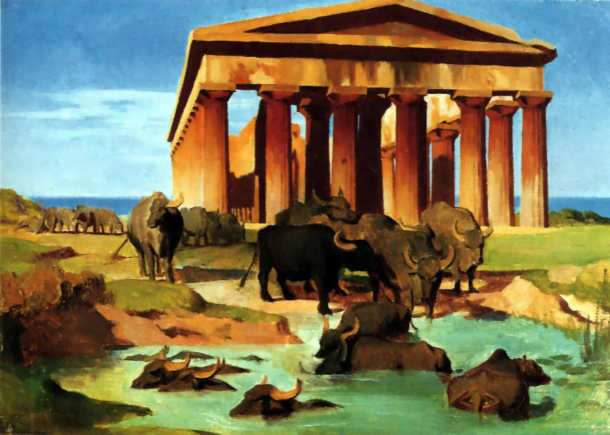 View Of Paestum — Jean-léon Gérôme