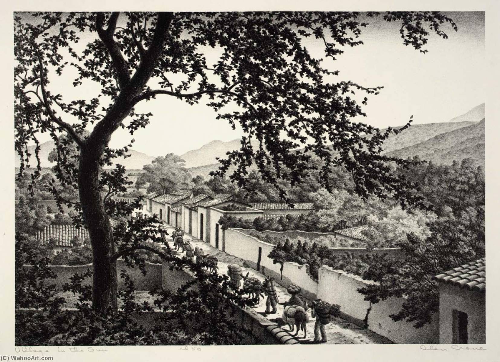 Village In The Sun — Alan Crane