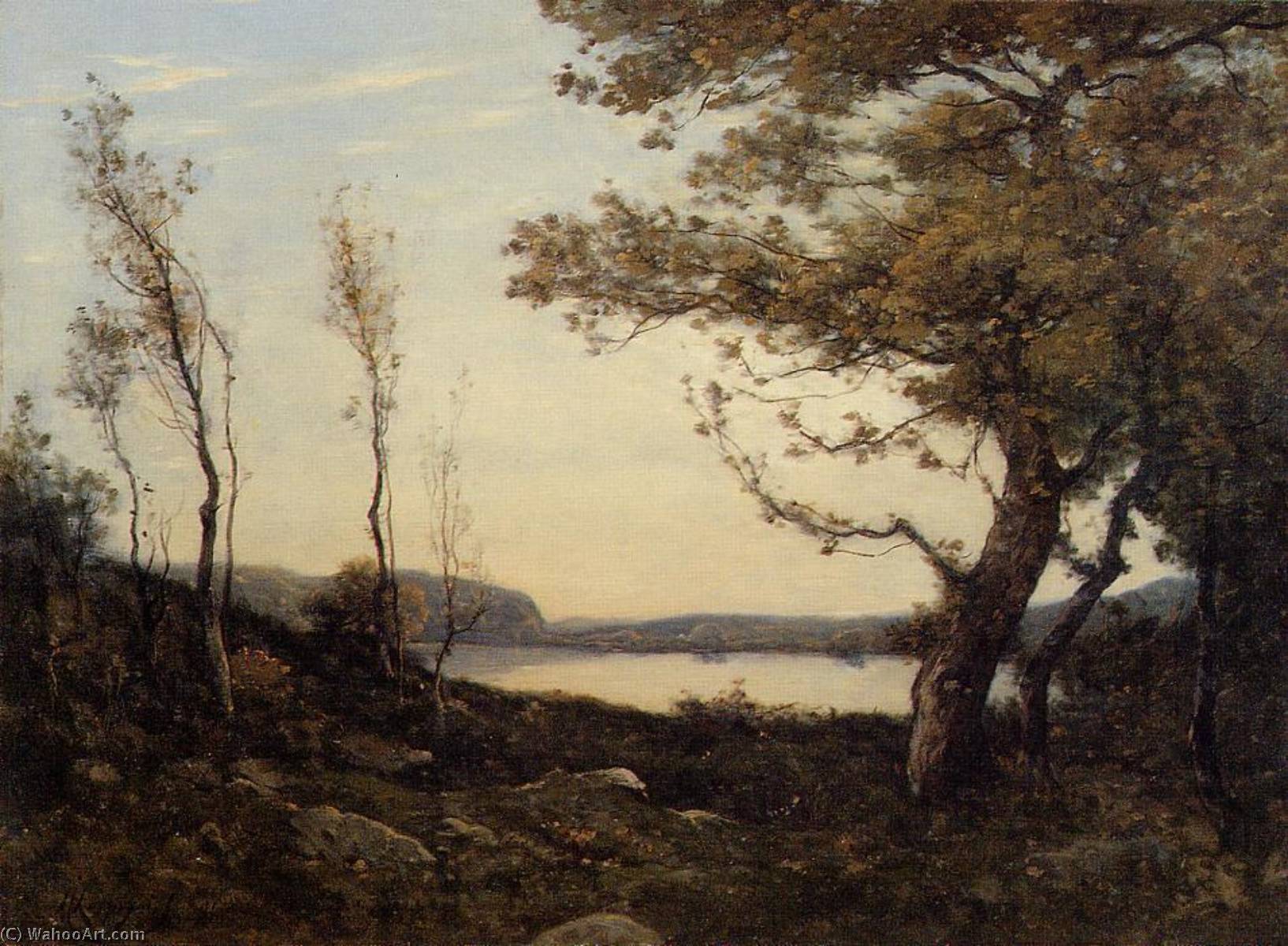 Landscape With Lake — Henri-joseph Harpignies