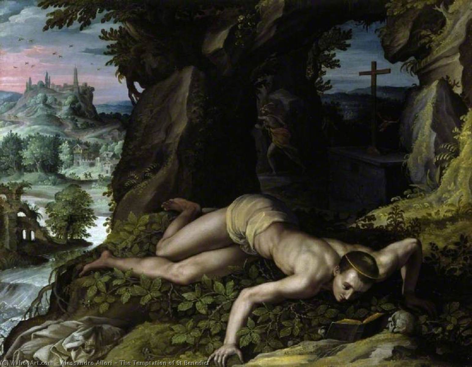 The Temptation Of St Benedict — アレッサンドロ・アッローリ