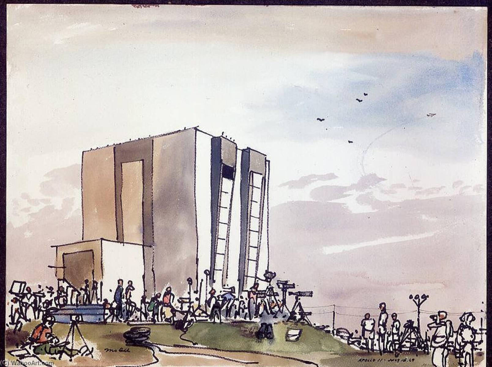 Near The Vehicle Assembly Building — Robert T Mccall