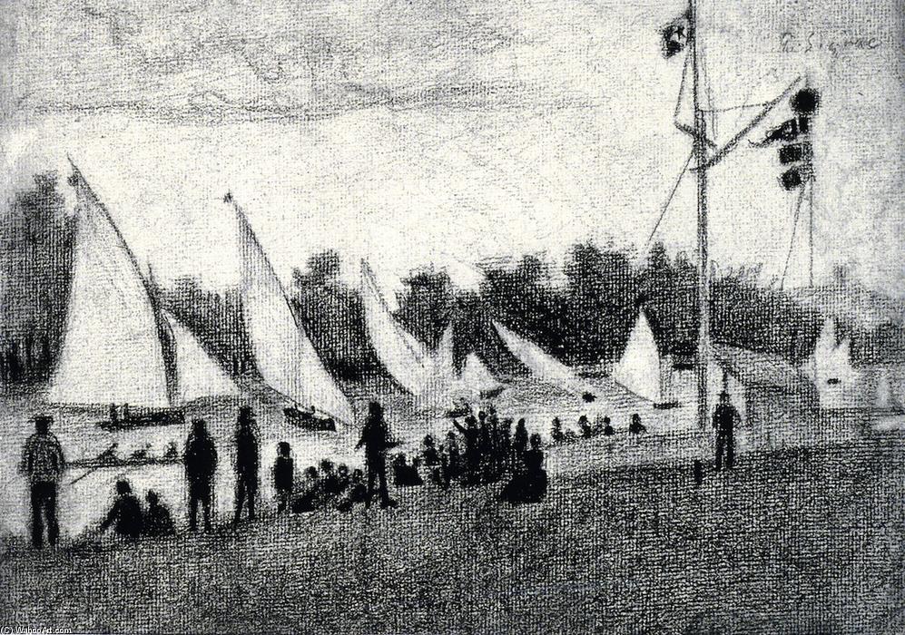 Regattas On The Seine — Paul Signac