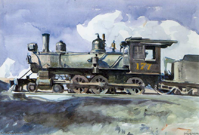 D. ^ R. G. Locomotive — Edward Hopper