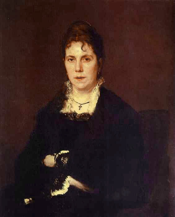 Portrait Of Sophia Kramskaya The Artist-s Wife — Ivan Nikolaevich Kramskoy
