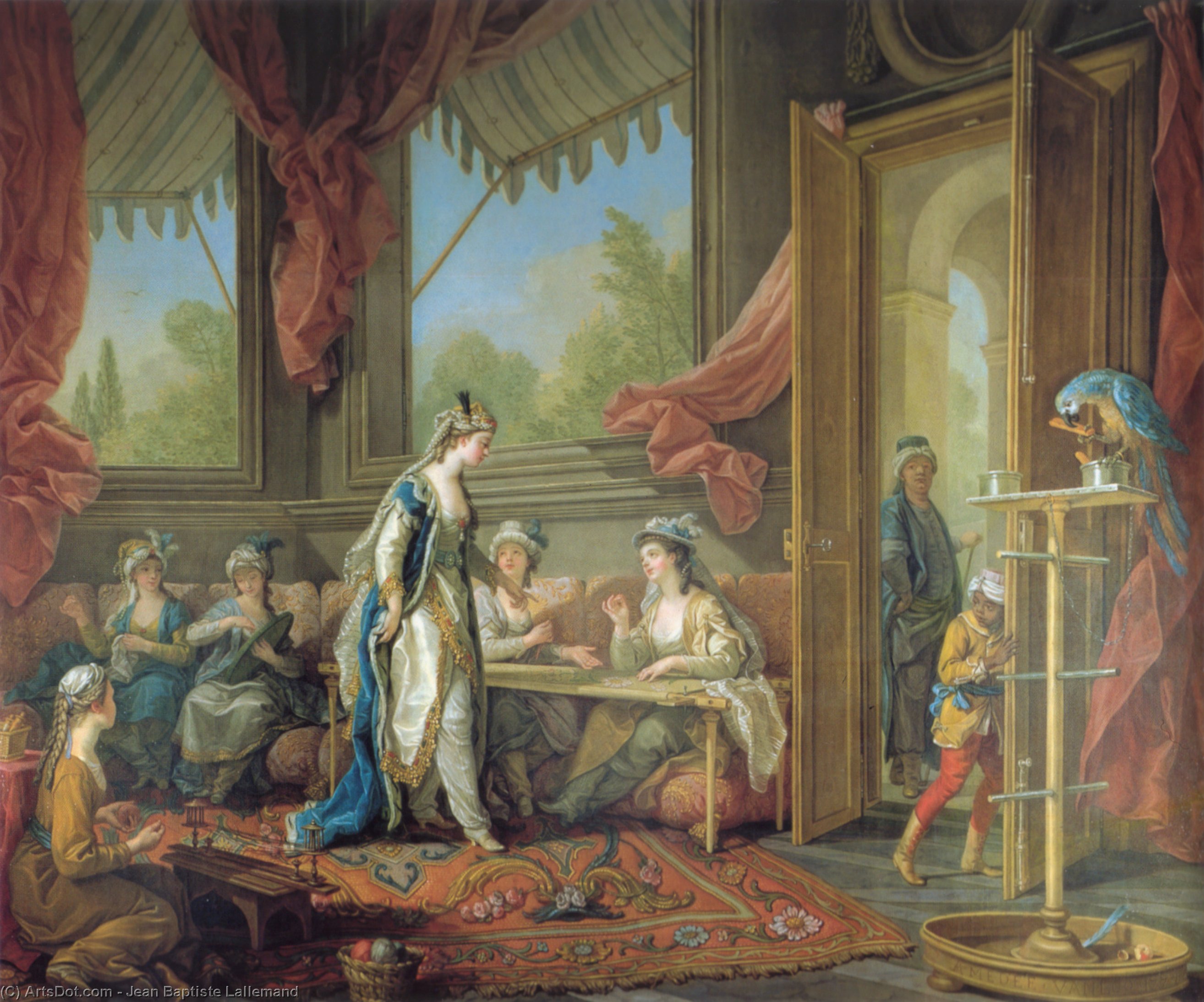 The Sultana Set Work Of The Odalisques — Jean Baptiste Lallemand