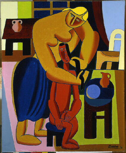 Toilette À L'enfant Rouge — Maurice Estève