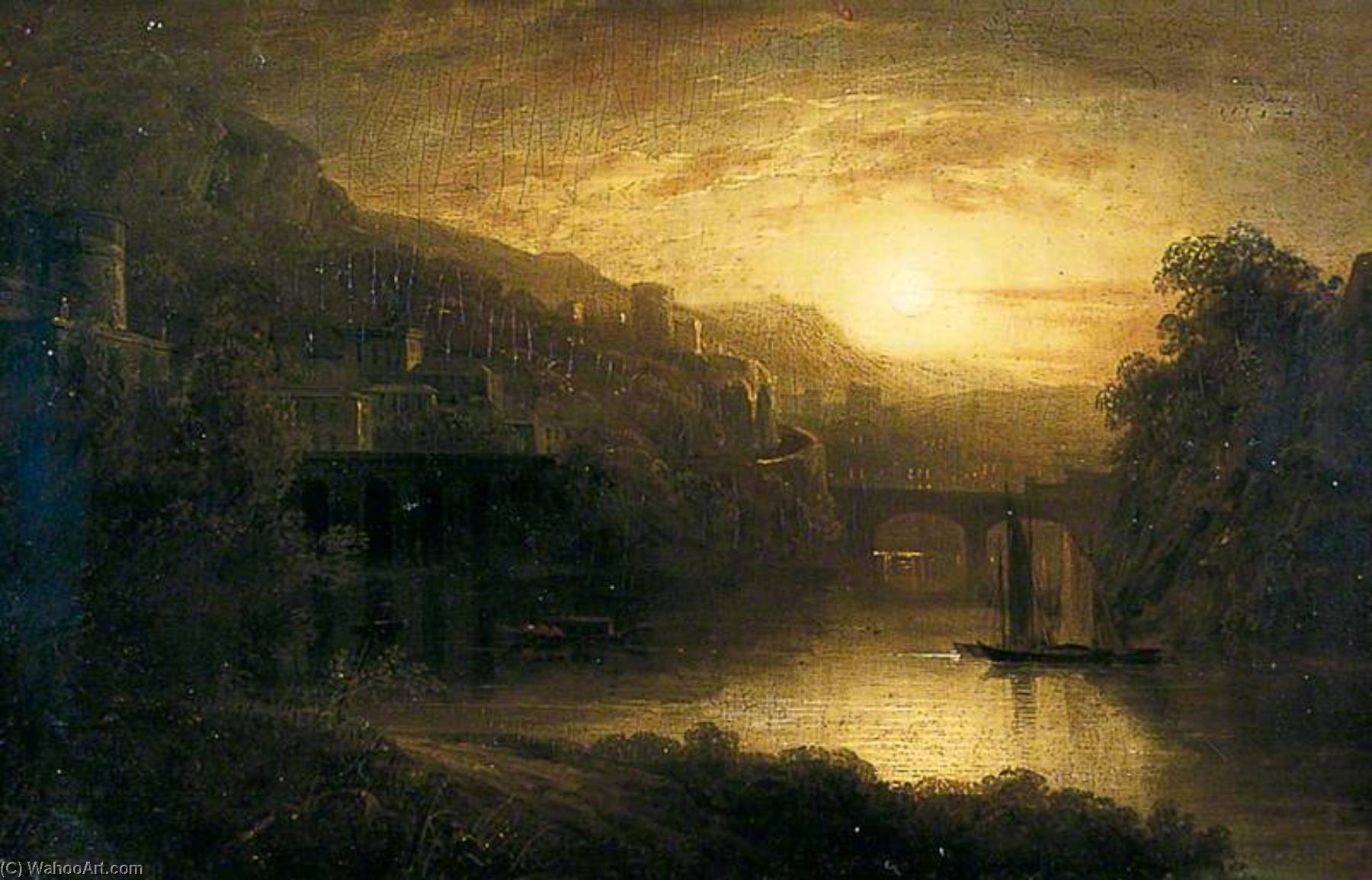 Moonlit Landscape — Thomas Christopher Hofland