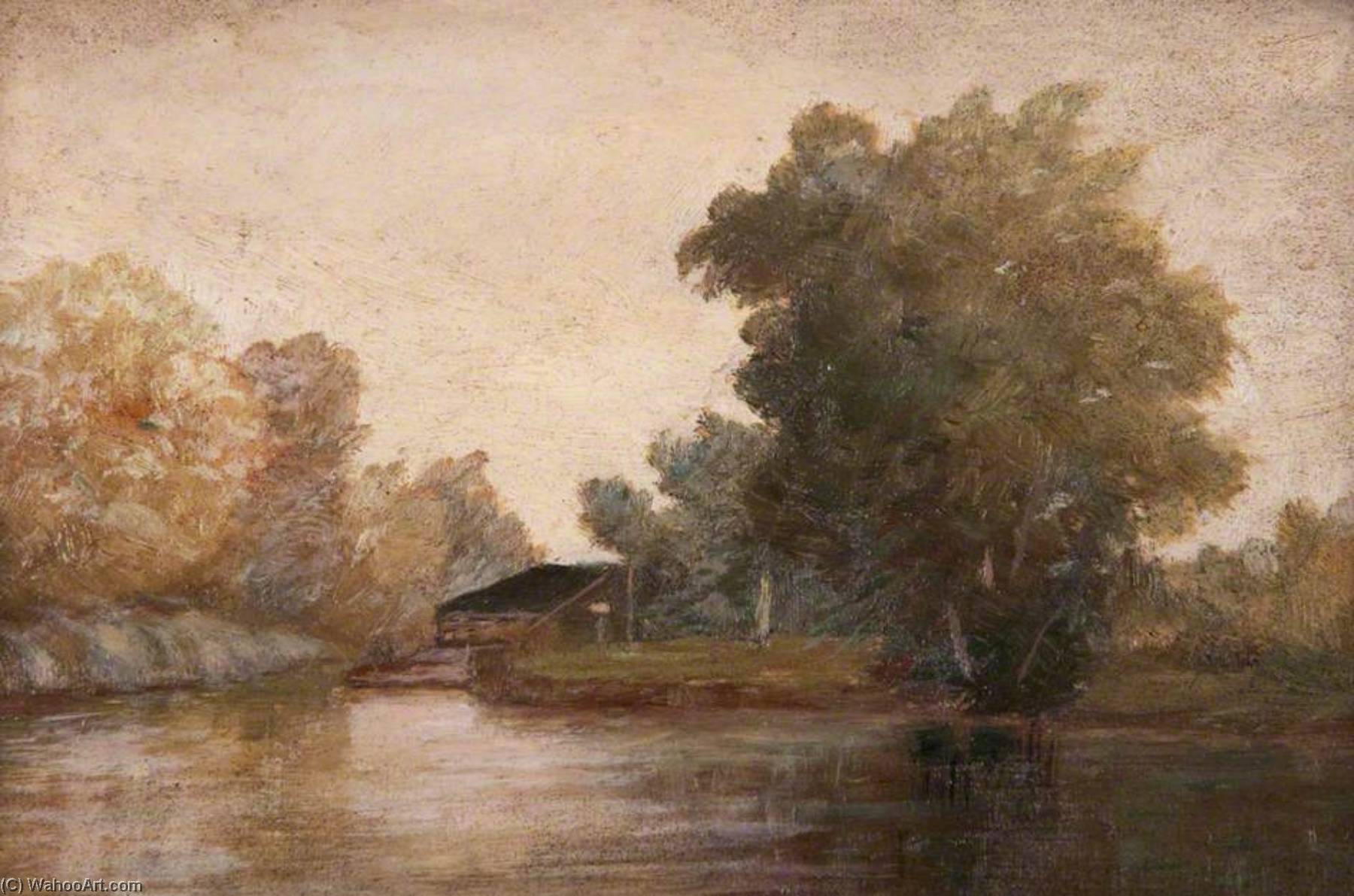 Landscape And The Dart At Totnes — Robert Lillie