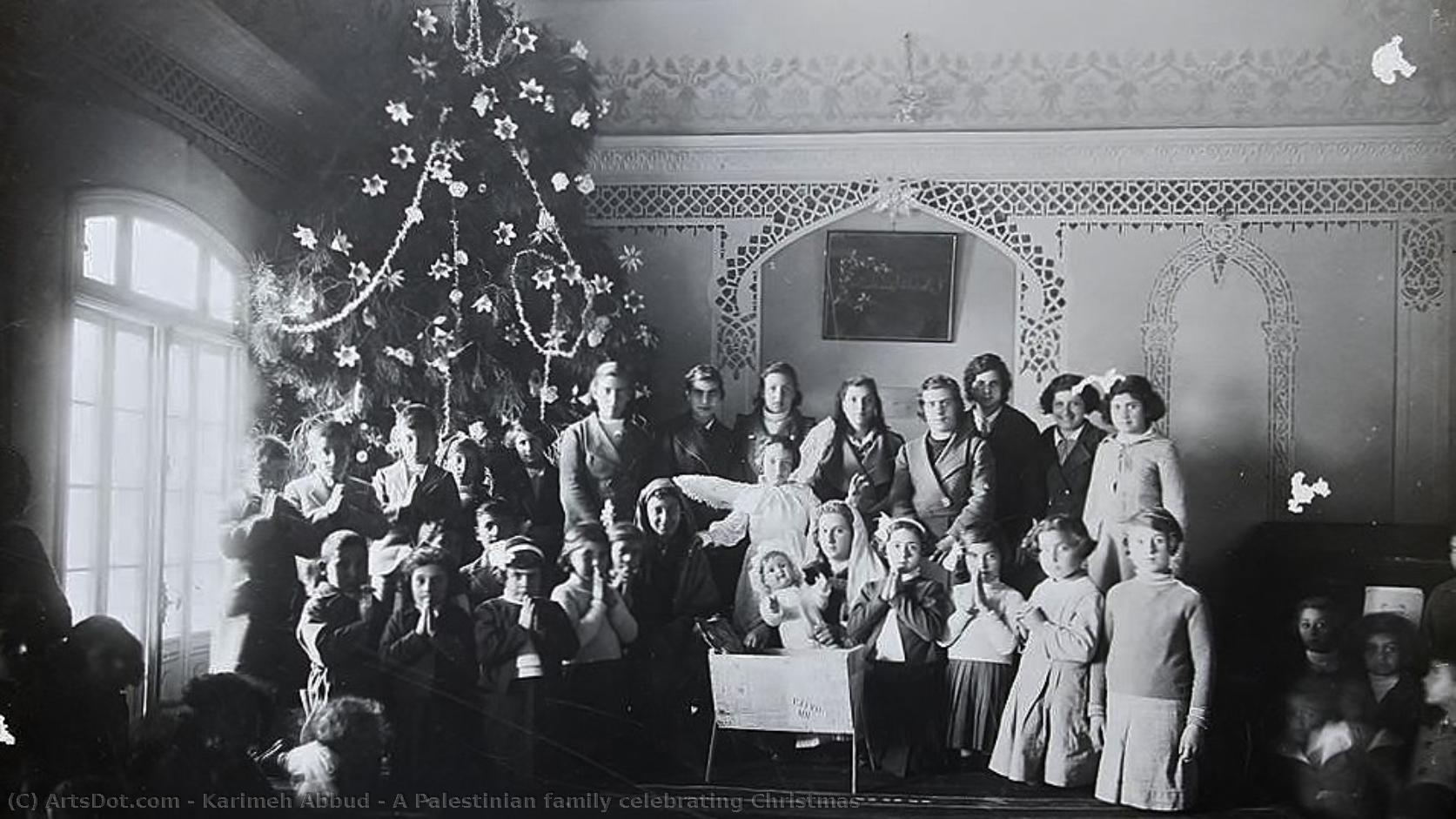 A Palestinian Family Celebrating Christmas — Karimeh Abboud