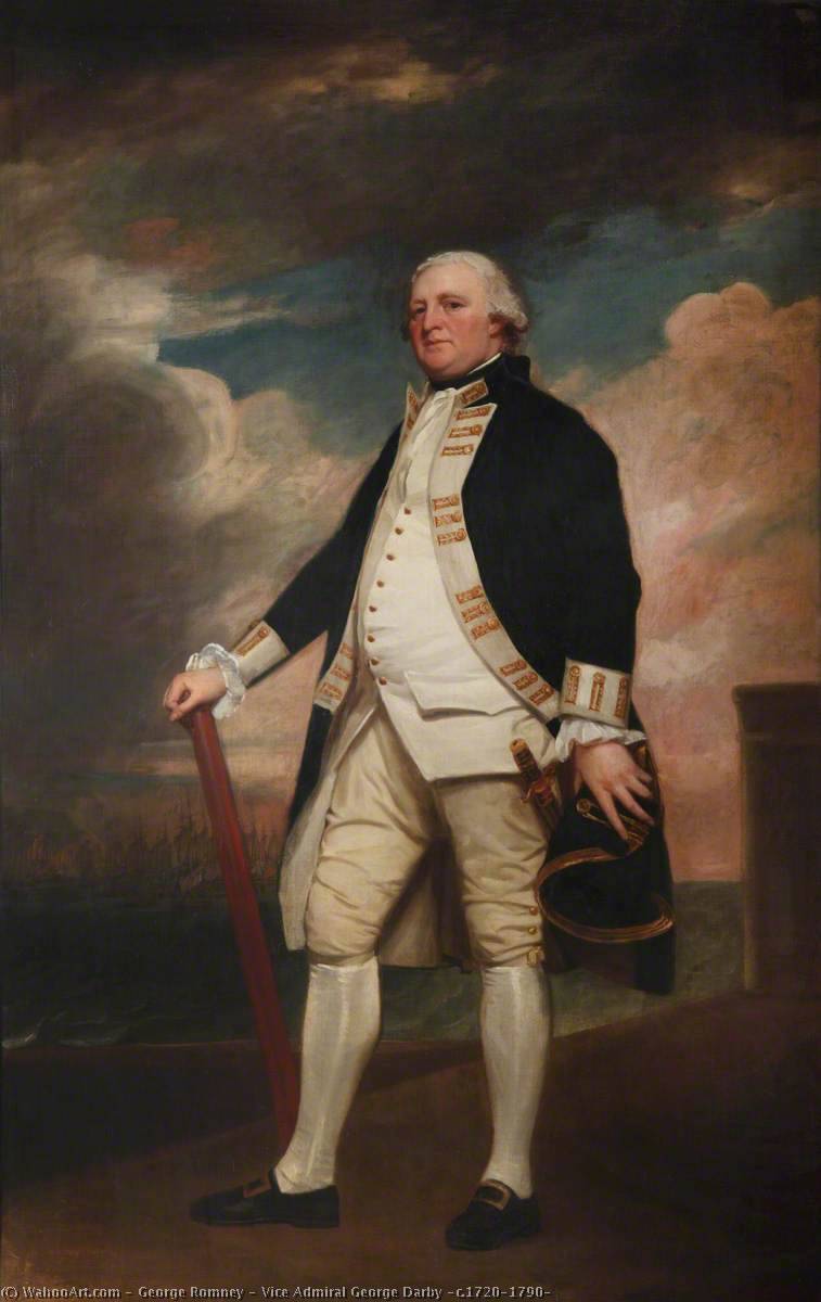 Vice Admiral George Darby (c.1720–1790) — George Romney