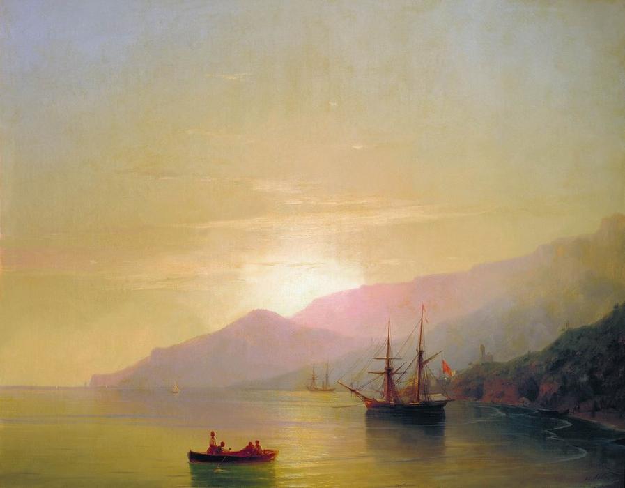 Ships At Anchor — Ivan Konstantinovich Aivazovsky