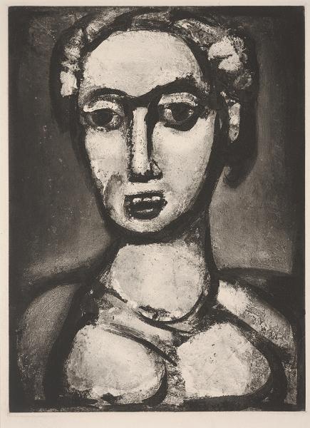 Head Of A Girl (tête De Fille) — Georges Rouault