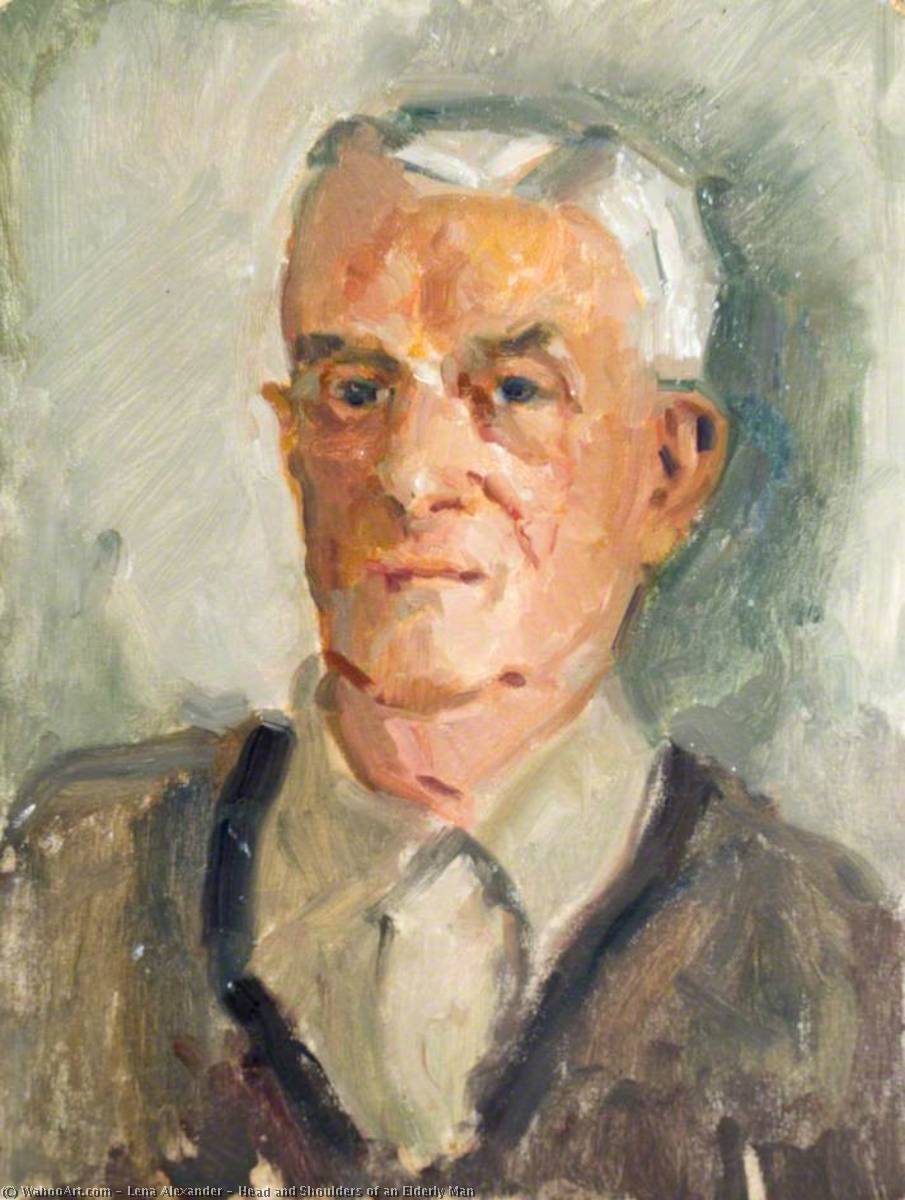 Head And Shoulders Of An Elderly Man — Lena Alexander