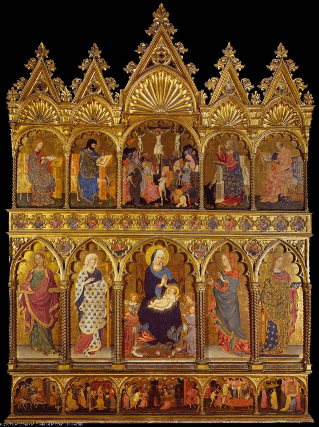 Polyptych Of Sant'elena — Michele Di Matteo Lambertini