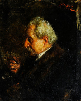 Portrait Of The Artist's Father — Antonio Mancini