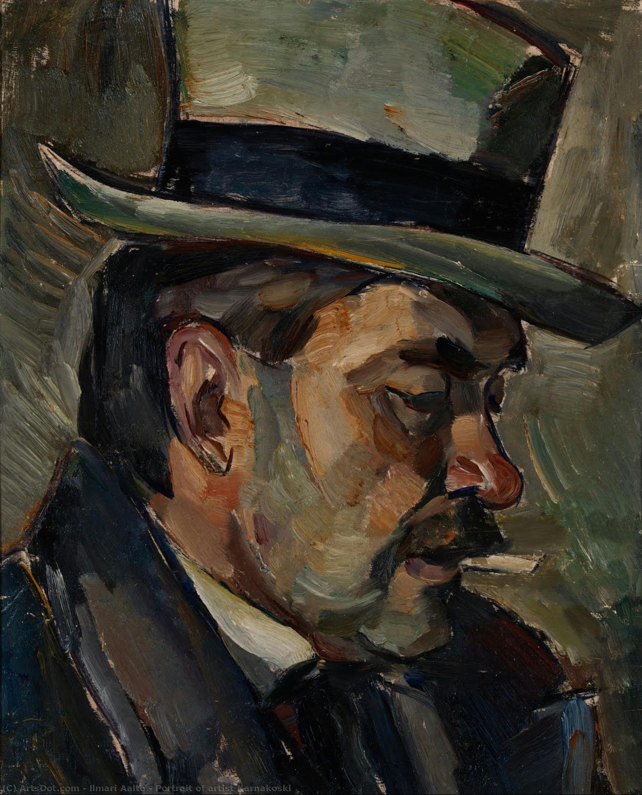 Portrait Of Artist Karnakoski — Ilmari Aalto